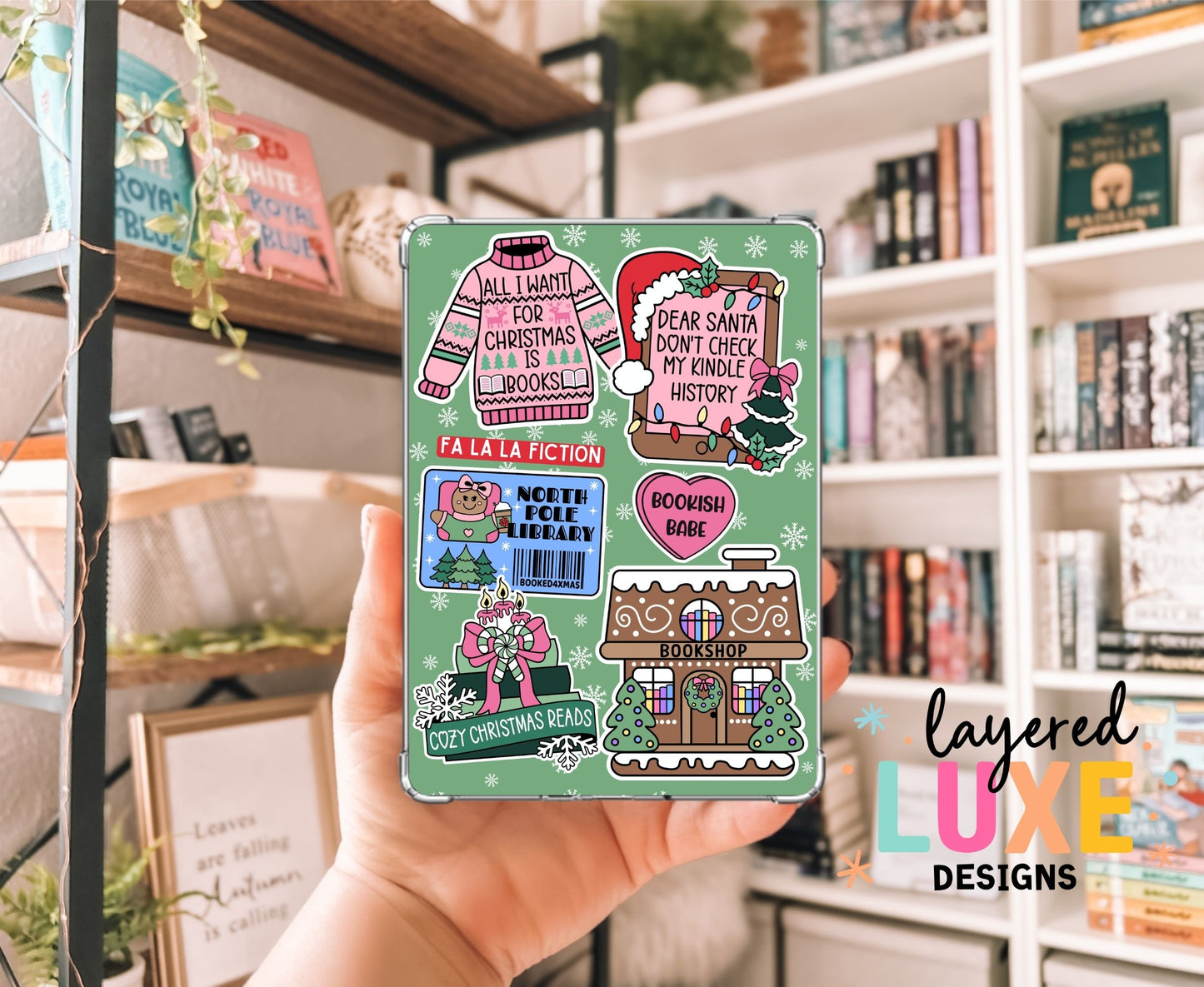 All I Want Is Books Sweater Kindle Insert