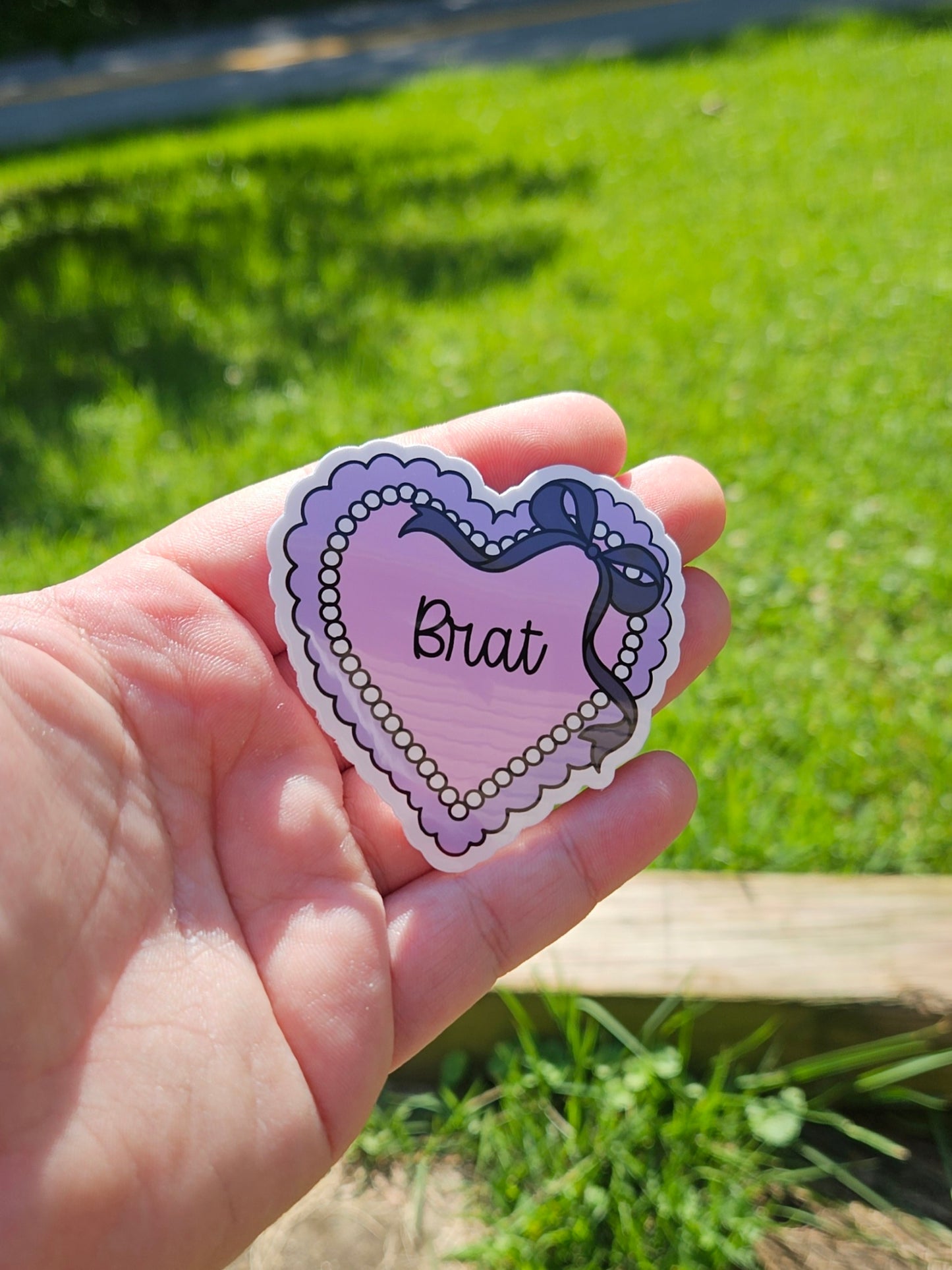 BRAT STICKER