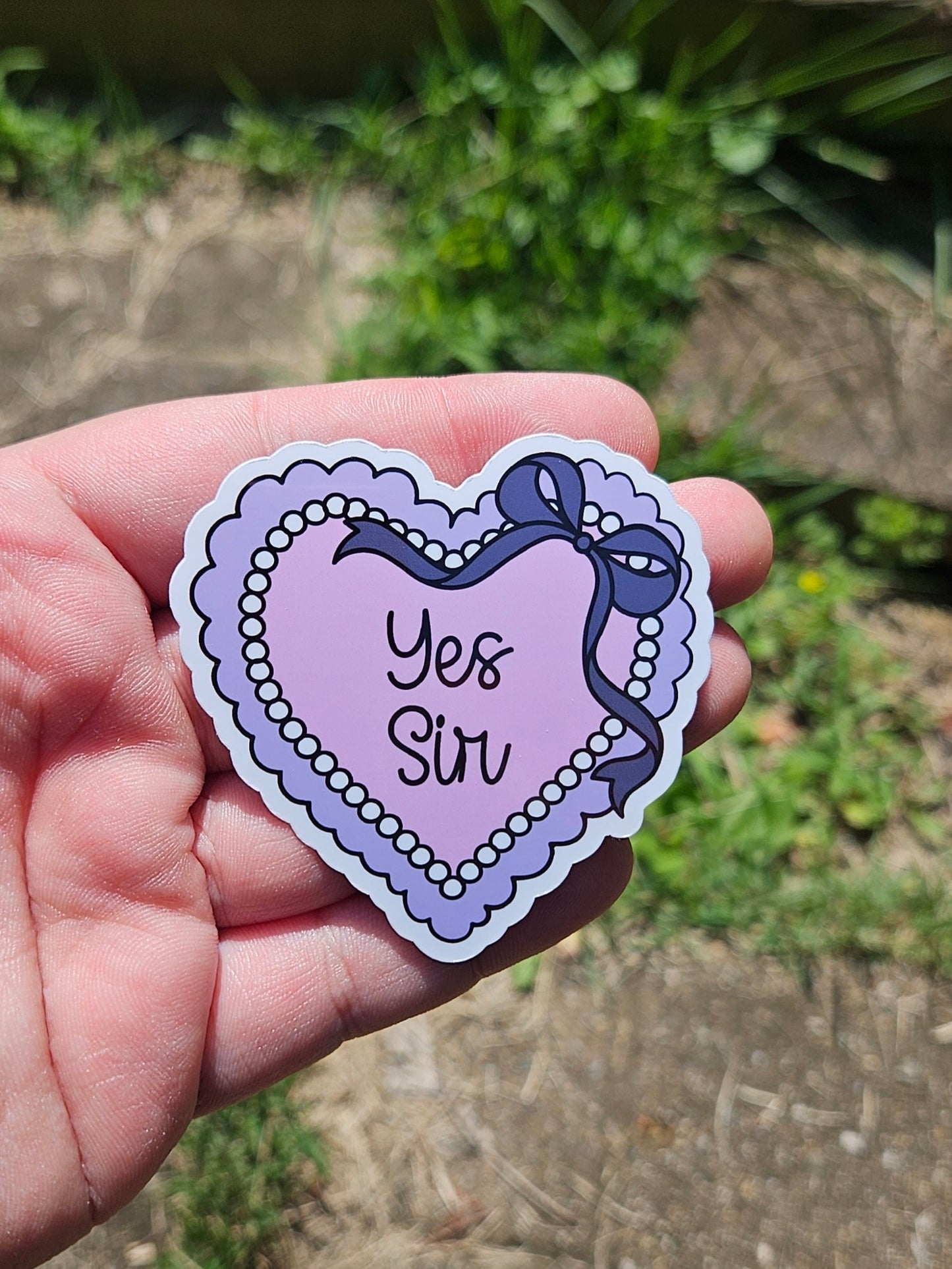 YES SIR STICKER