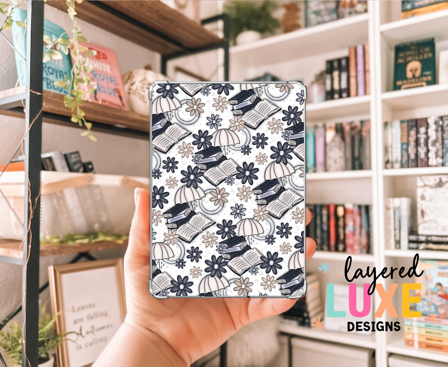 Lost In Books and Rainy Days Kindle Insert