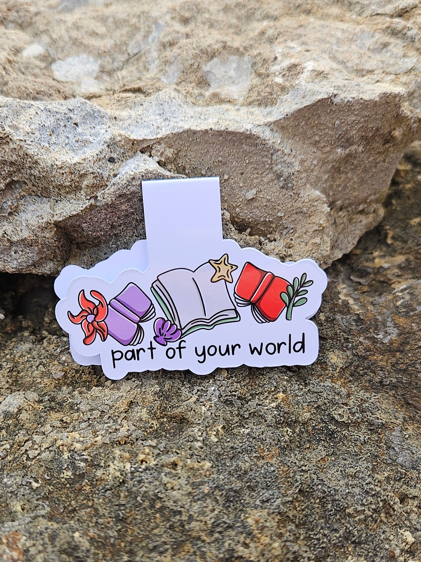 Part Of Your World Magnetic Bookmark