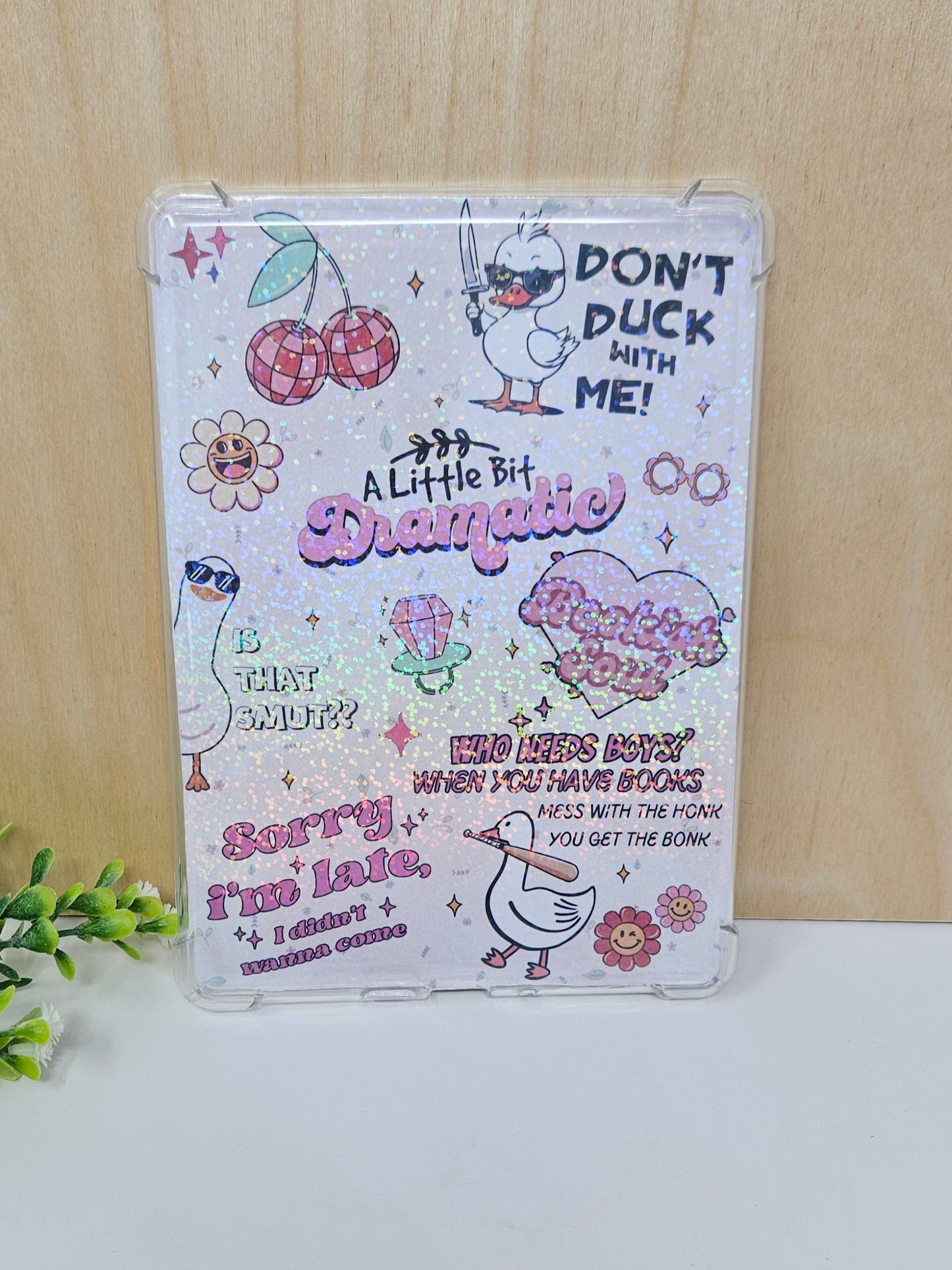 Little Bit Dramatic Collage Kindle Insert