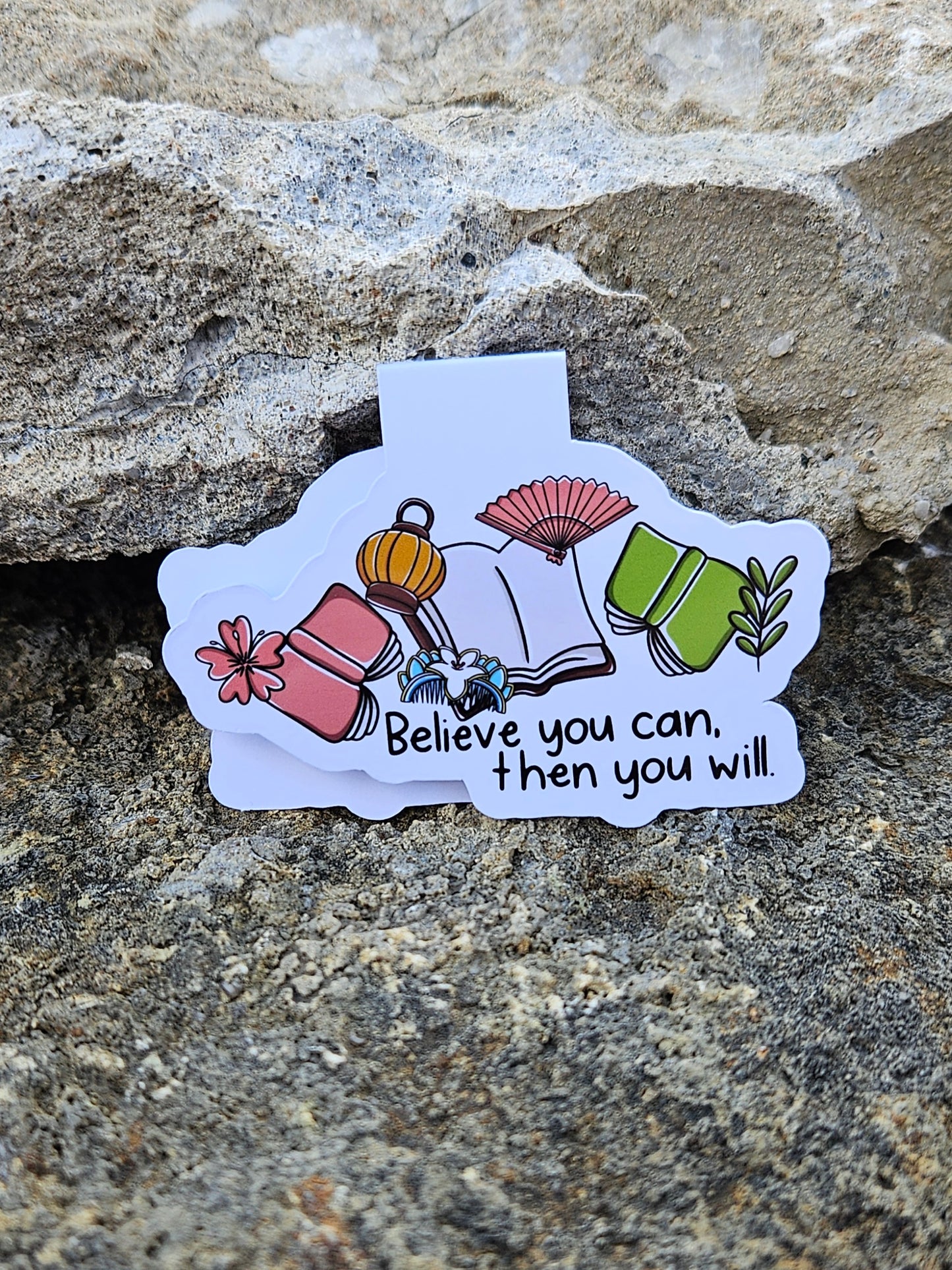 Believe You Can Magnetic Bookmark