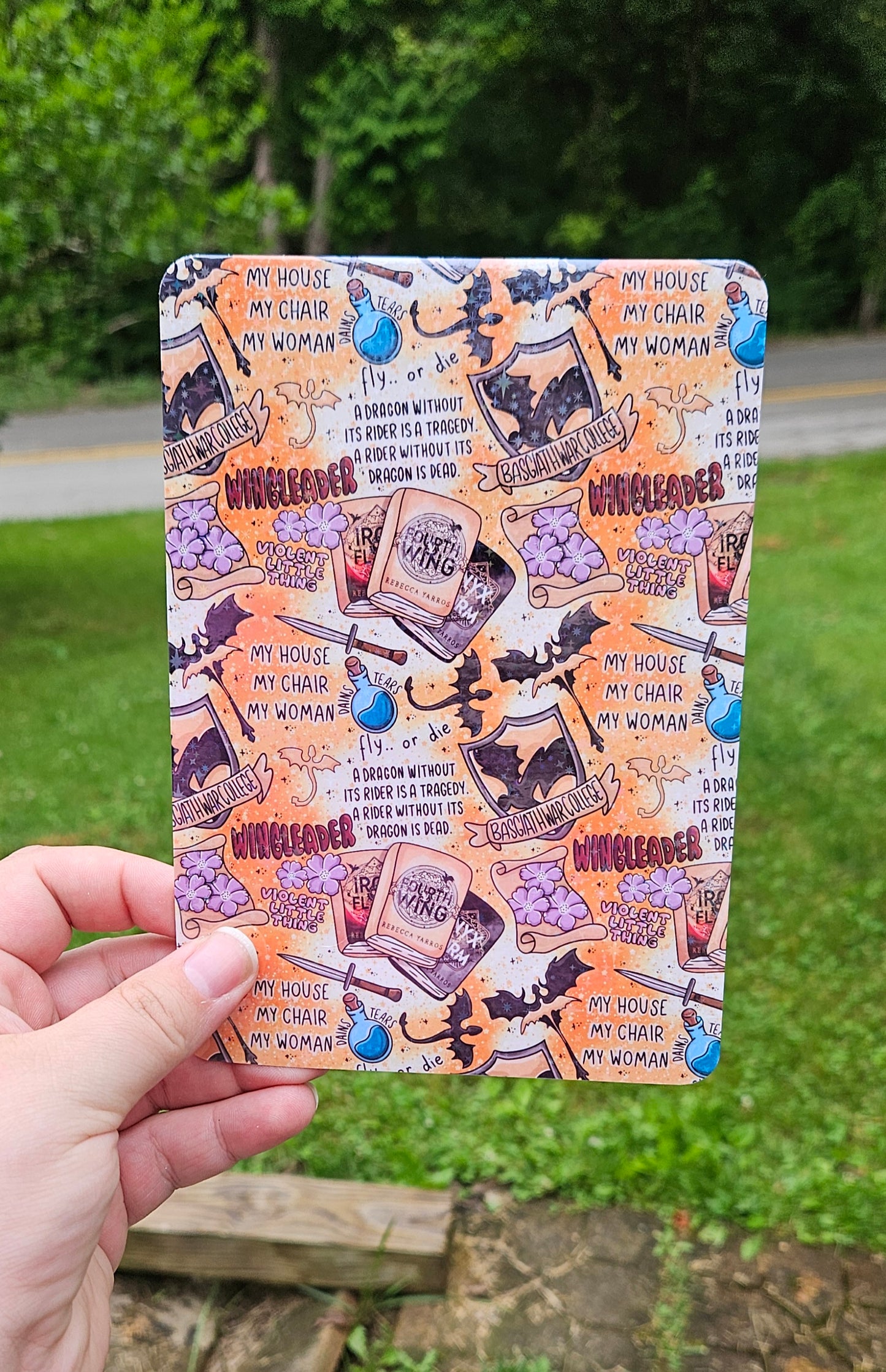 Wingleader Orange Ombre Kindle Insert