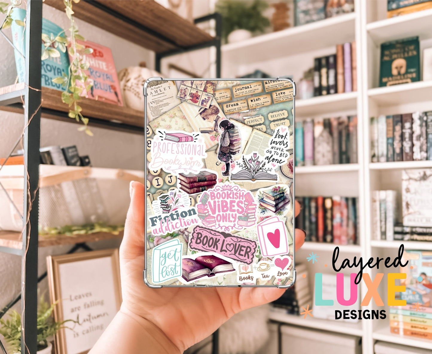 Bookish Vibes Only Kindle Insert