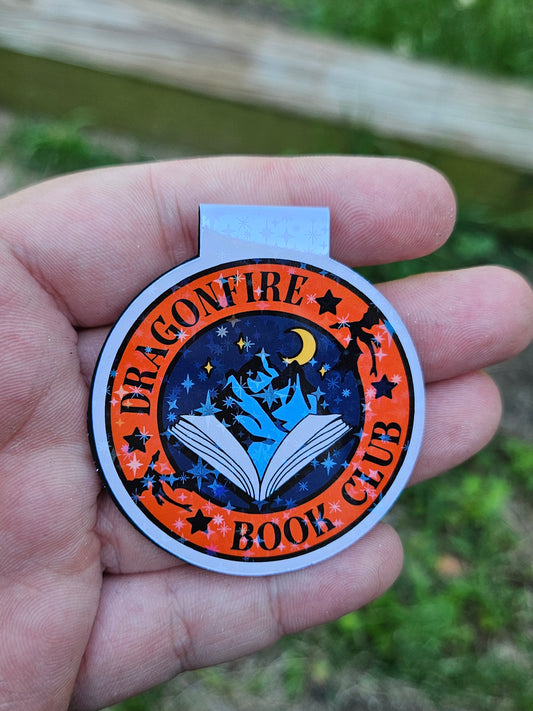 Dragonfire Book Club Magnetic Bookmark