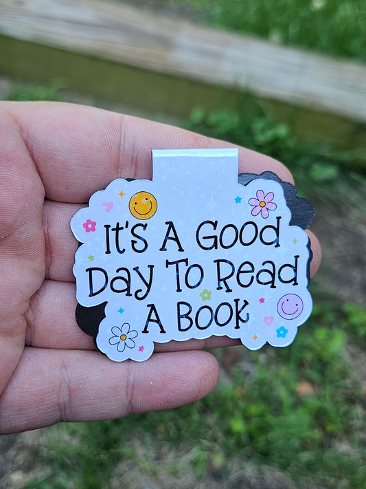Good Day to Read a Book Magnetic Bookmark