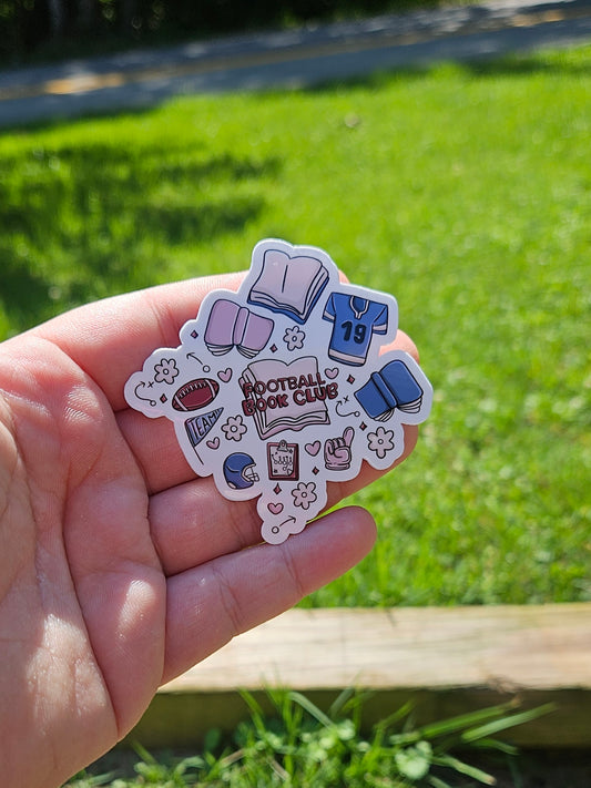 FOOTBALL BOOK CLUB STICKER