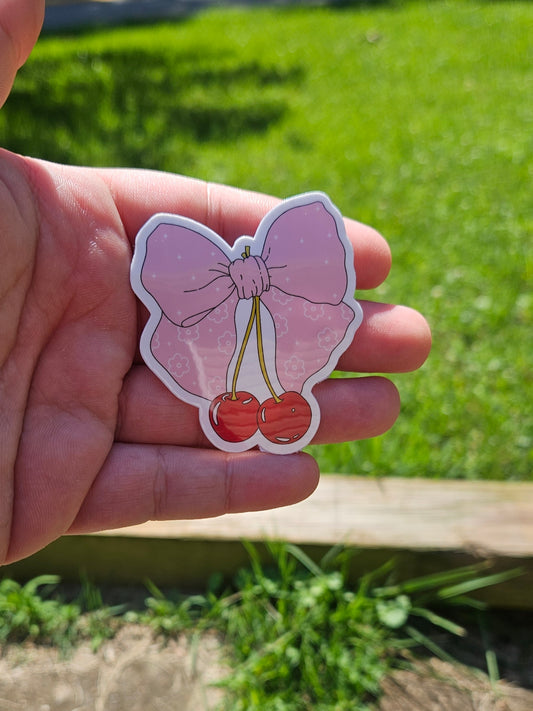 CHERRY BOW STICKER