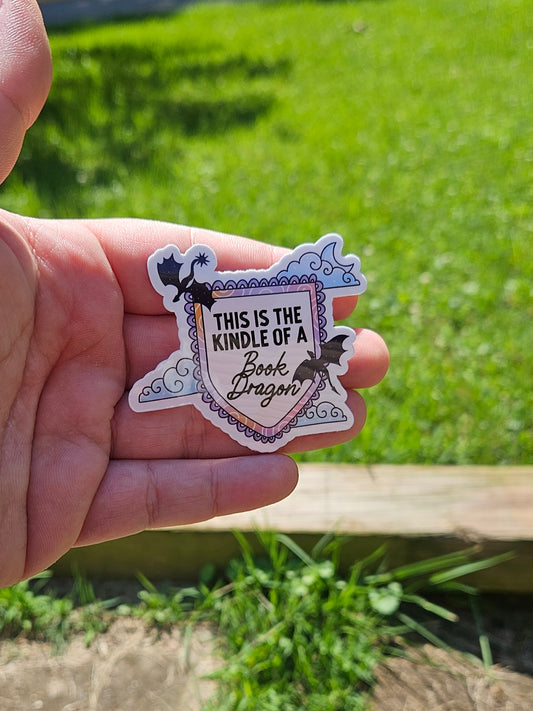 KINDLE OF A DRAGON RIDER STICKER