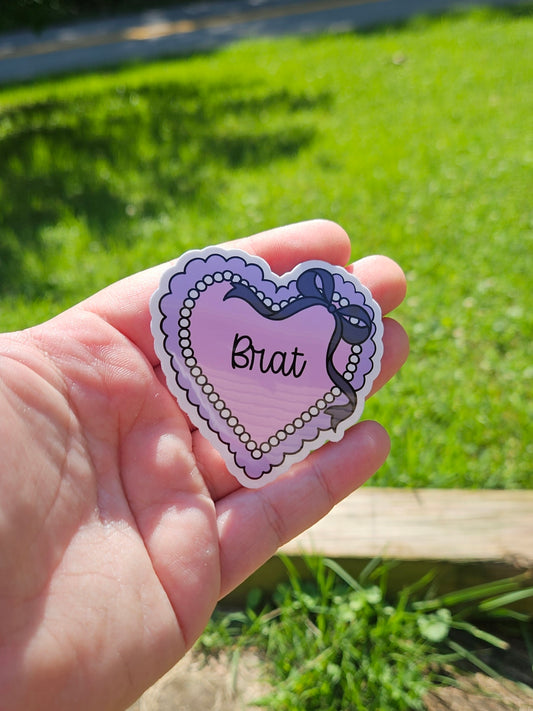 BRAT STICKER