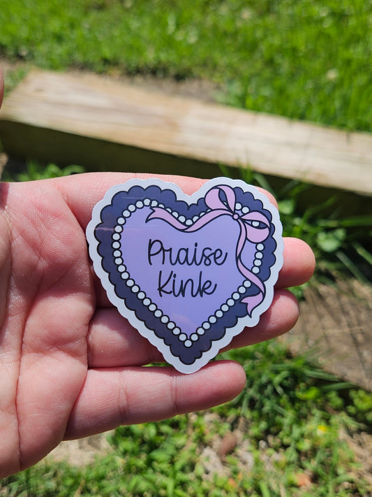 PRAISE KINK STICKER
