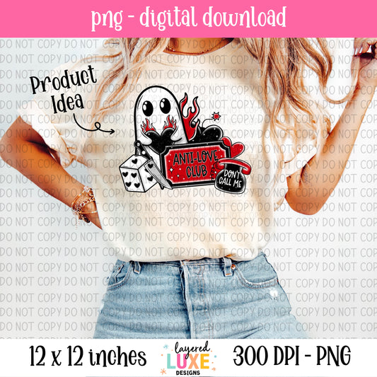 Anti Love Club PNG File