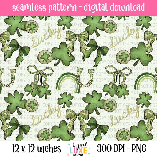 Luck Of The Irish Seamless Pattern