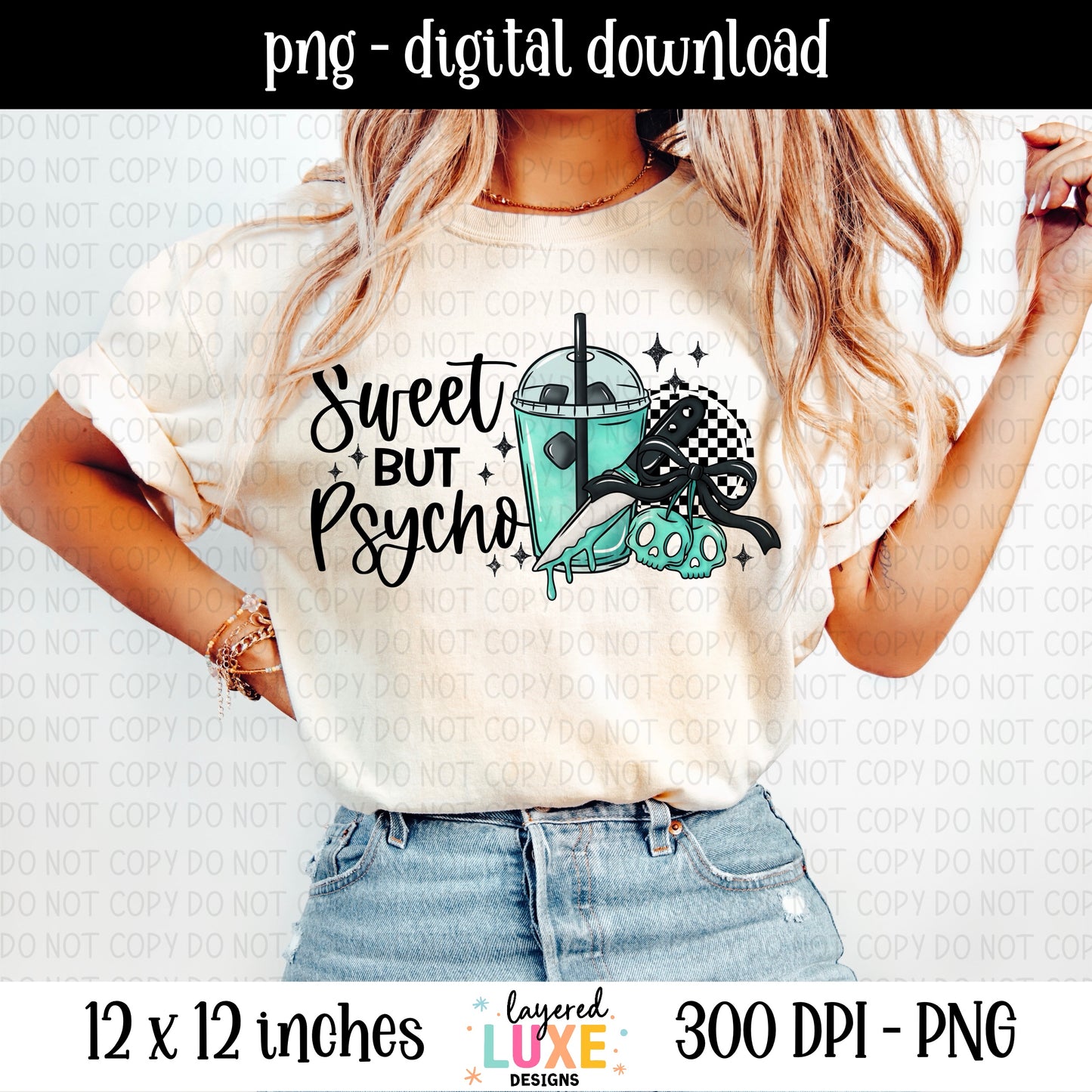 Sweet But Psycho PNG File