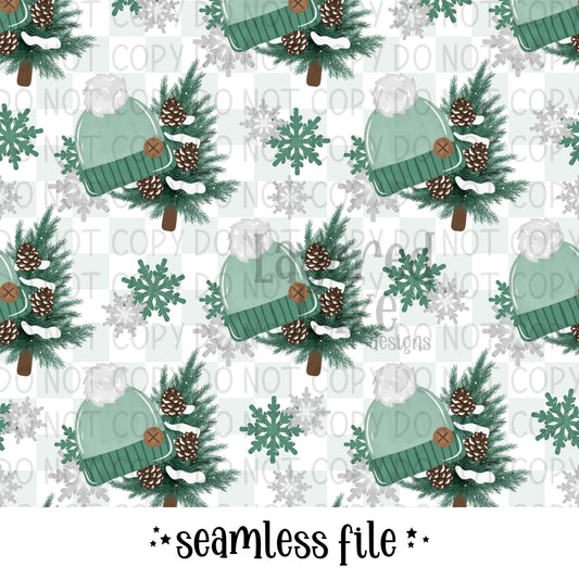 Wonderful Time Seamless File Digital Download