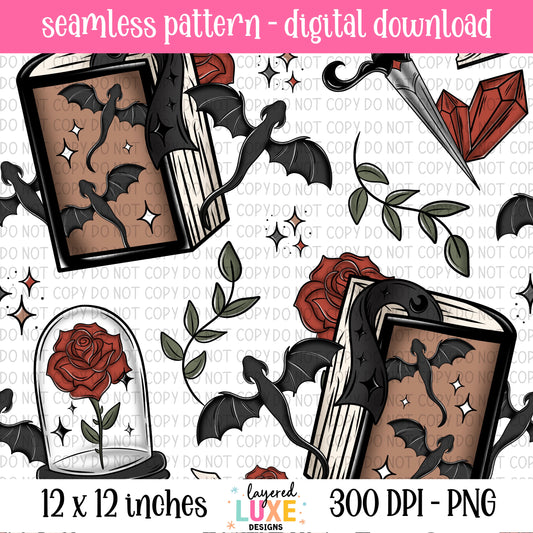 Fantasy World Seamless File Digital Download