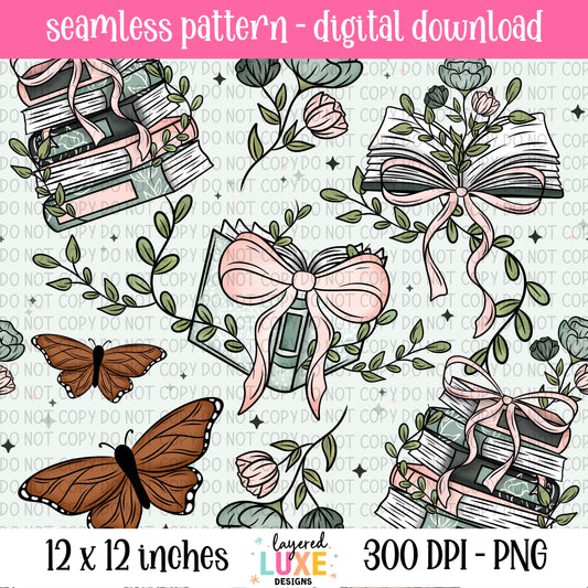 Buy Me Books Seamless File Digital Download