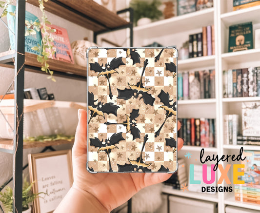 Checkered Dragons Kindle Insert