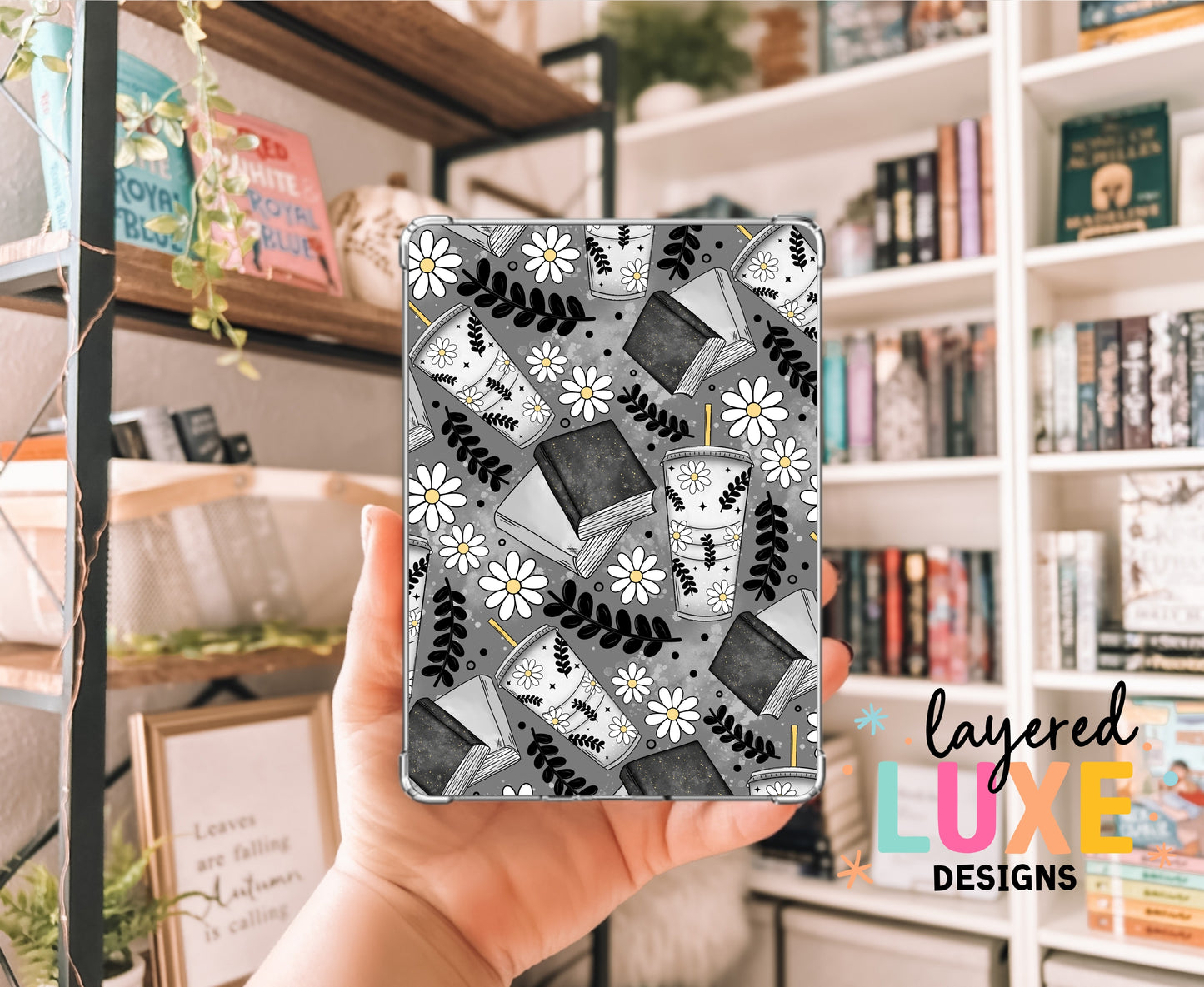 Coffee and Books Kindle Insert