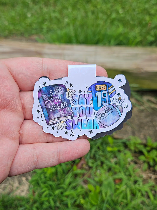 Say You Swear Magnetic Bookmark