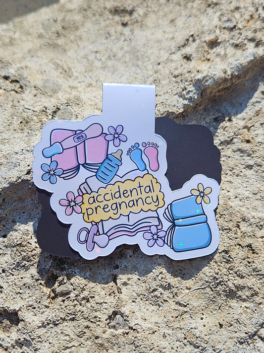Accidental Pregnancy Trope Magnetic Bookmark