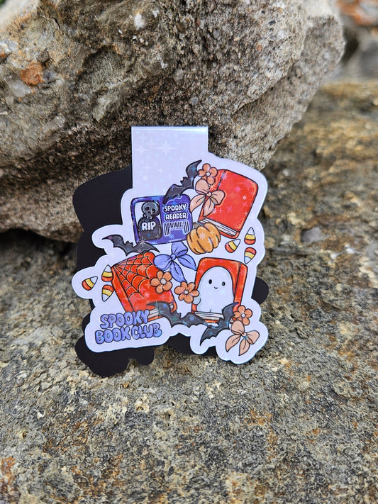 Spooky Book Club Magnetic Bookmark