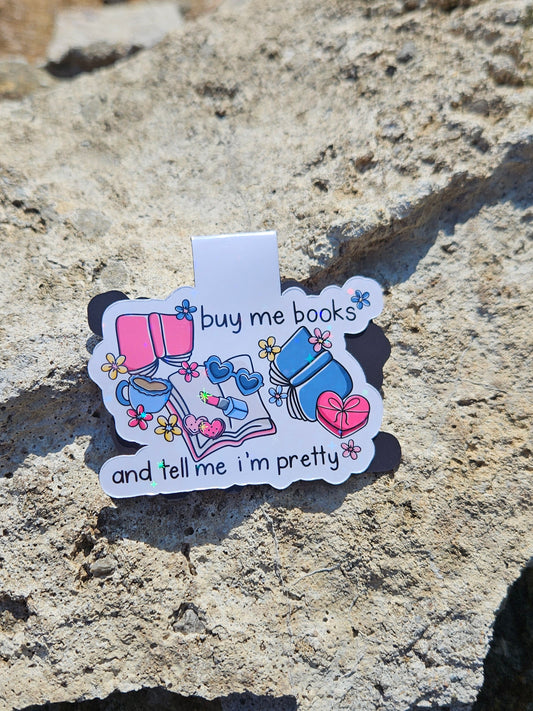 Buy Me Books Magnetic Bookmark