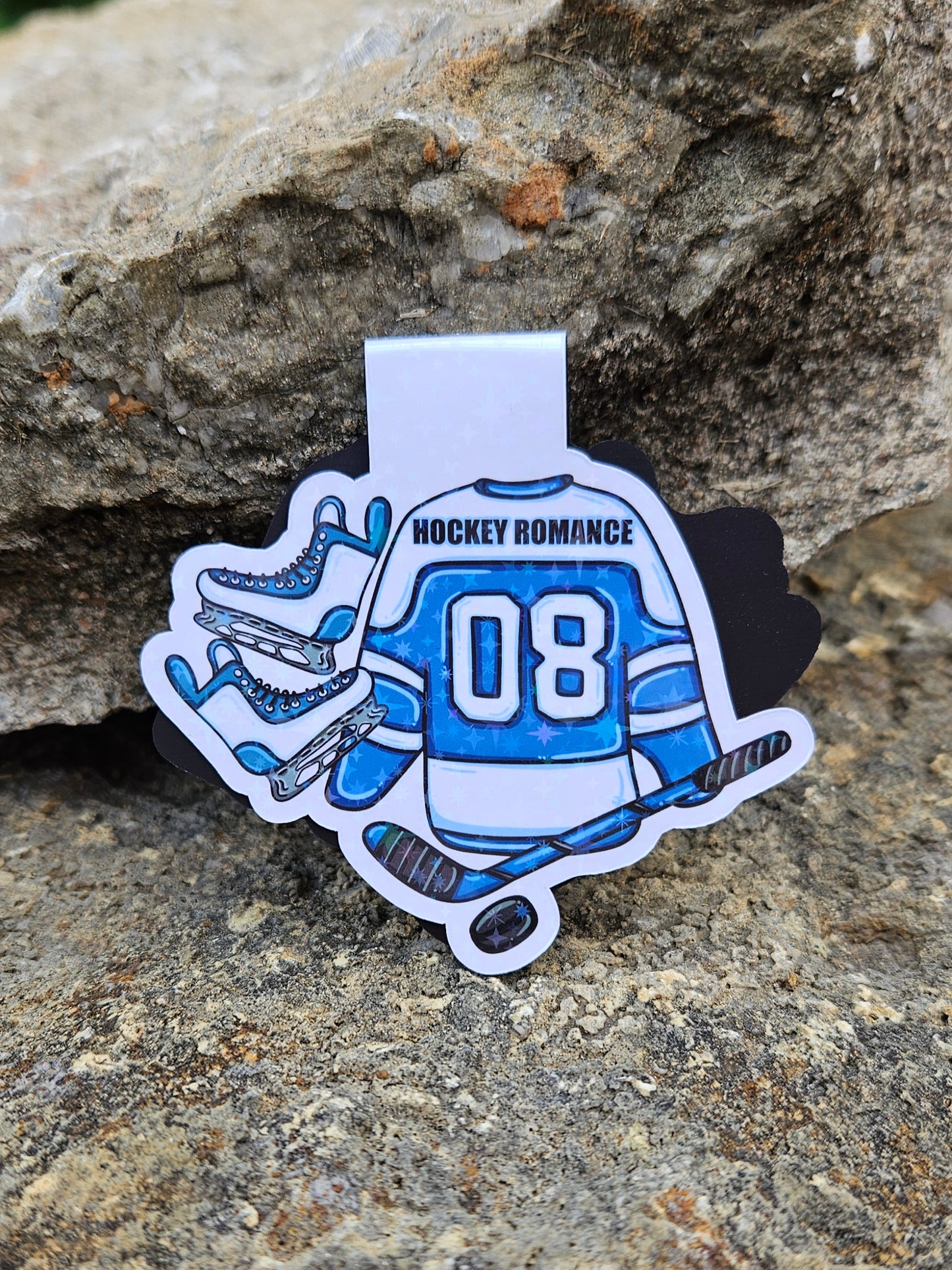 Hockey Romance Jersey Magnetic Bookmark