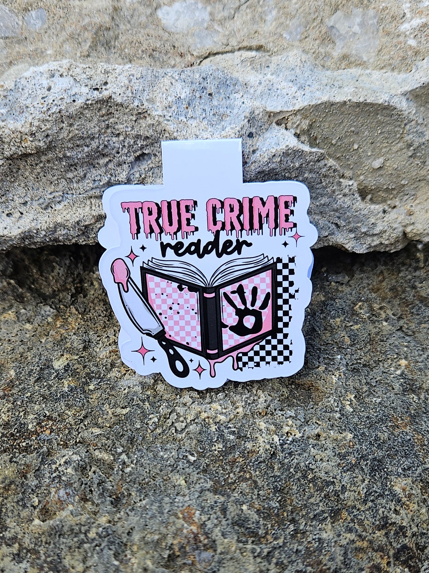 True Crime Reader Magnetic Bookmark