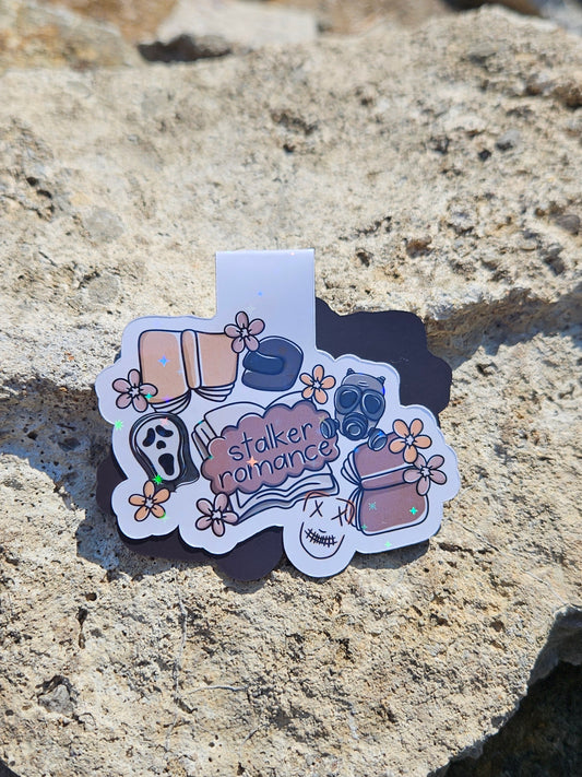 Stalker Romance Trope Magnetic Bookmark