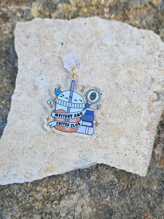 MYSTERY AND COFFEE CLUB KINDLE CHARM