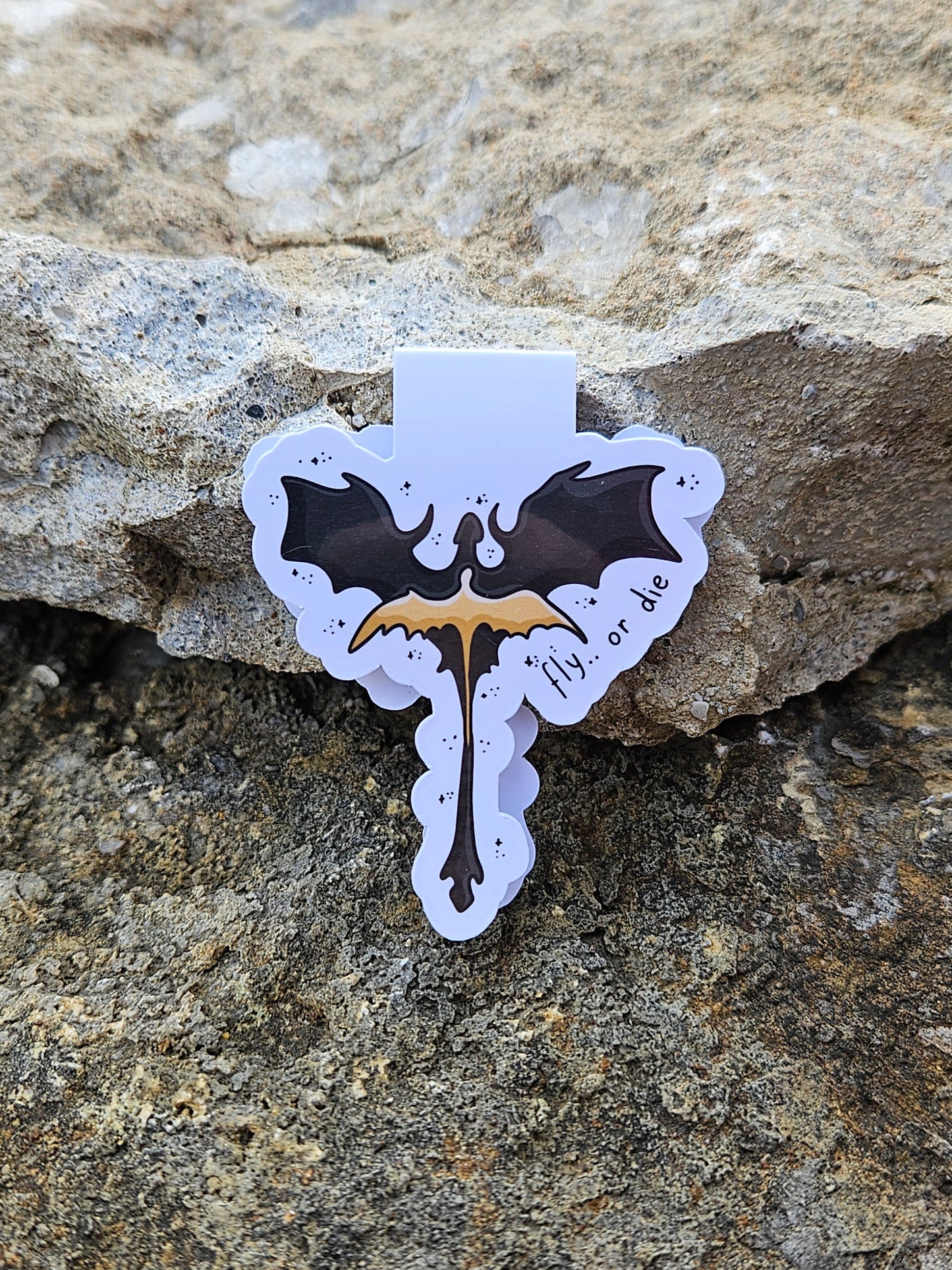 Fly Or Die Magnetic Bookmark