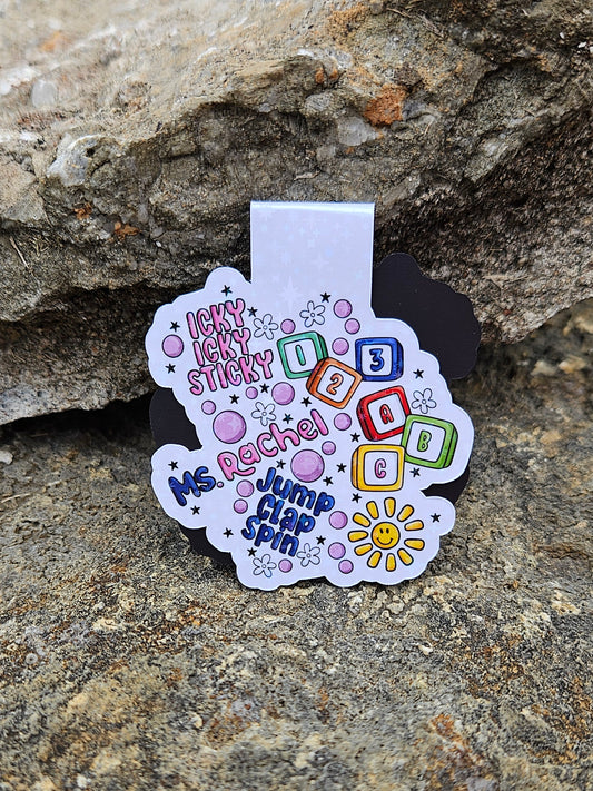 Icky Icky Sticky Magnetic Bookmark VIP