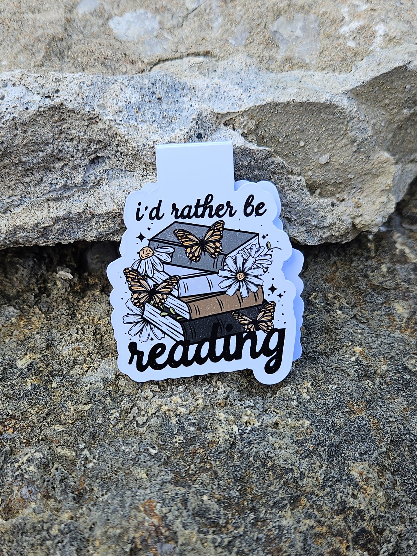 I'd Rather Be Reading Magnetic Bookmark