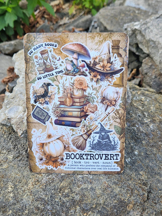 Witchy Booktrovert Kindle Insert
