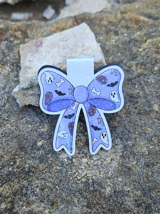 Spooky Bow Magnetic Bookmark
