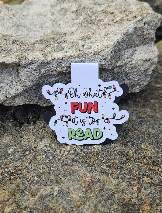 What Fun It Is To Read Magnetic Bookmark