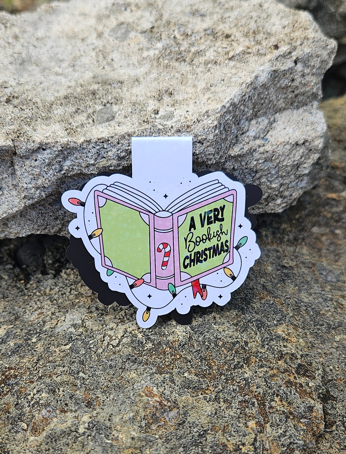 Very Bookish Christmas Magnetic Bookmark