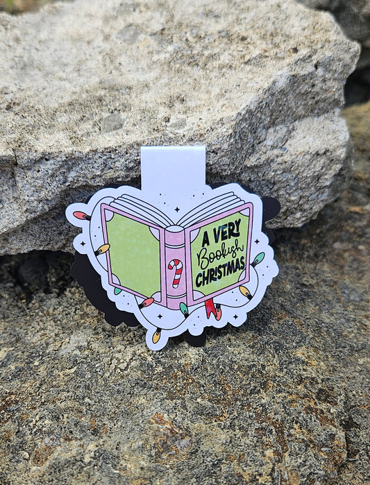 Very Bookish Christmas Magnetic Bookmark