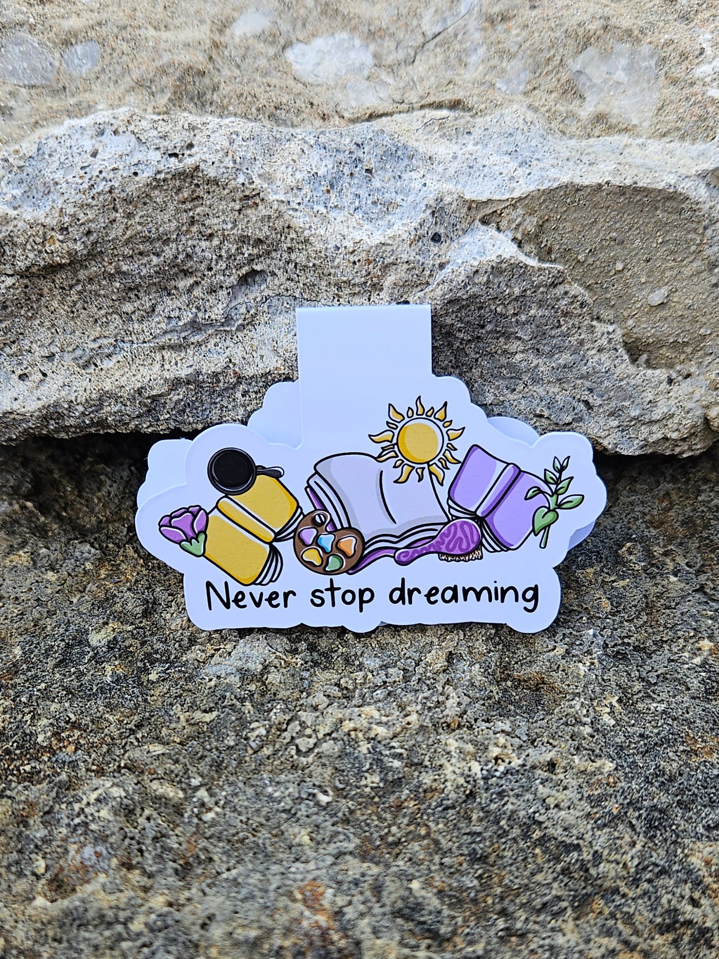Never Stop Dreaming Magnetic Bookmark