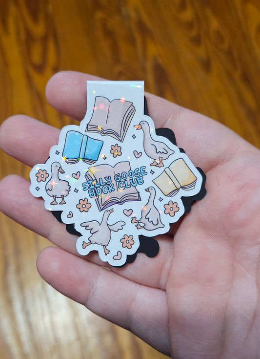 Silly Goose Book Club Magnetic Bookmark