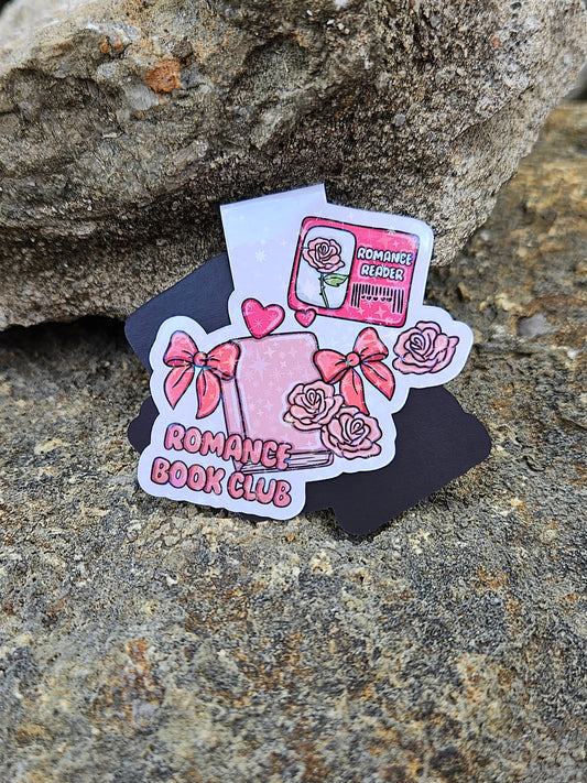 Romance Book Club Magnetic Bookmark