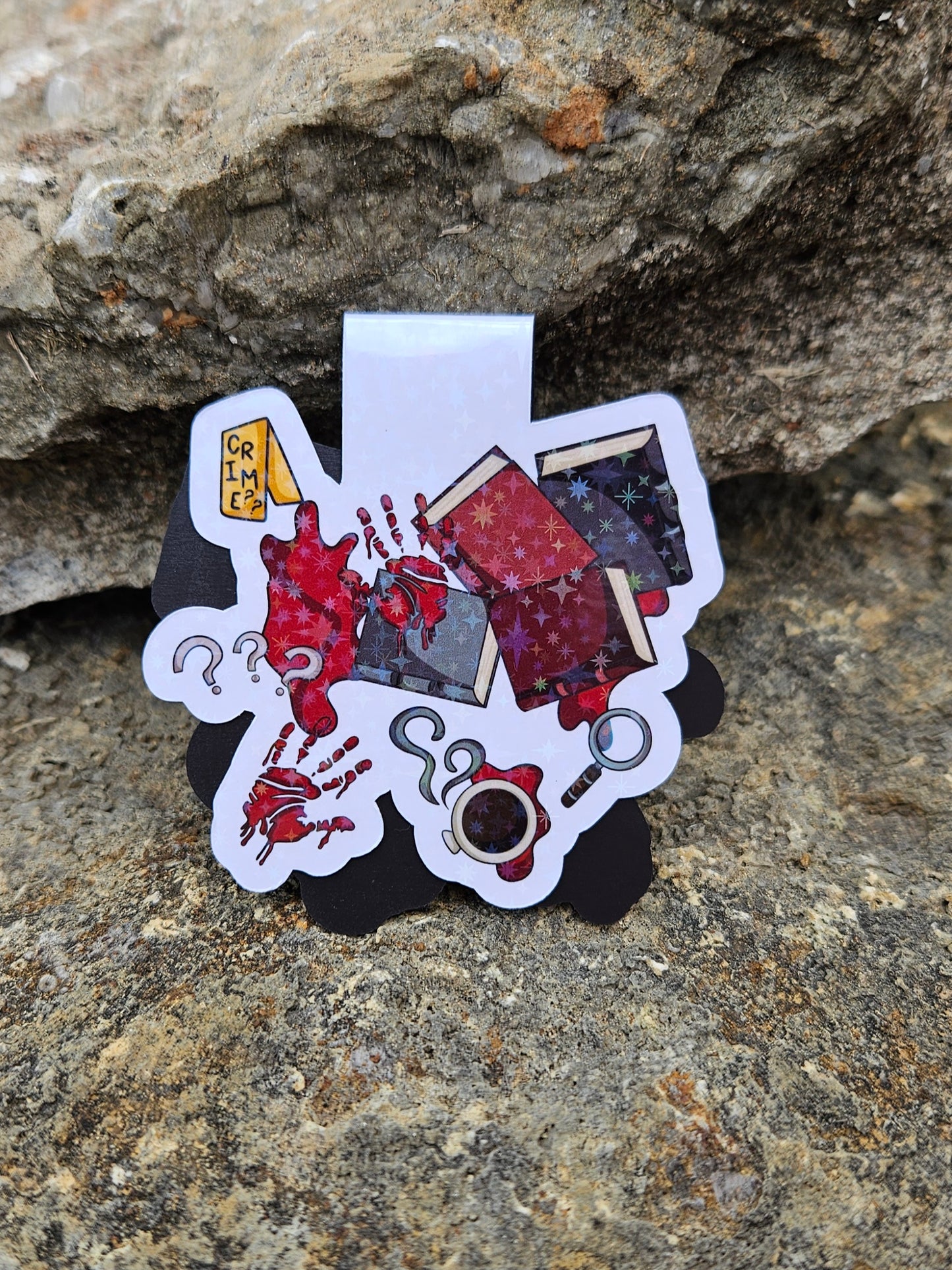 Crime Elements Magnetic Bookmark