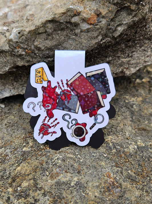 Crime Elements Magnetic Bookmark