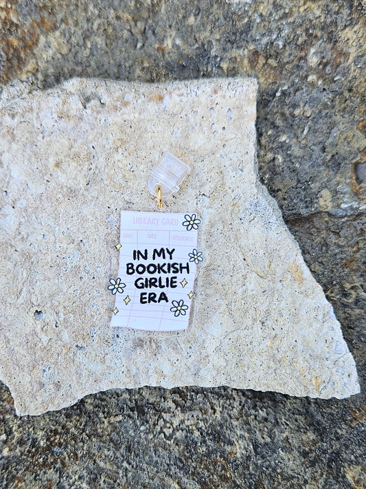 IN MY BOOKISH GIRLIE ERA KINDLE CHARM