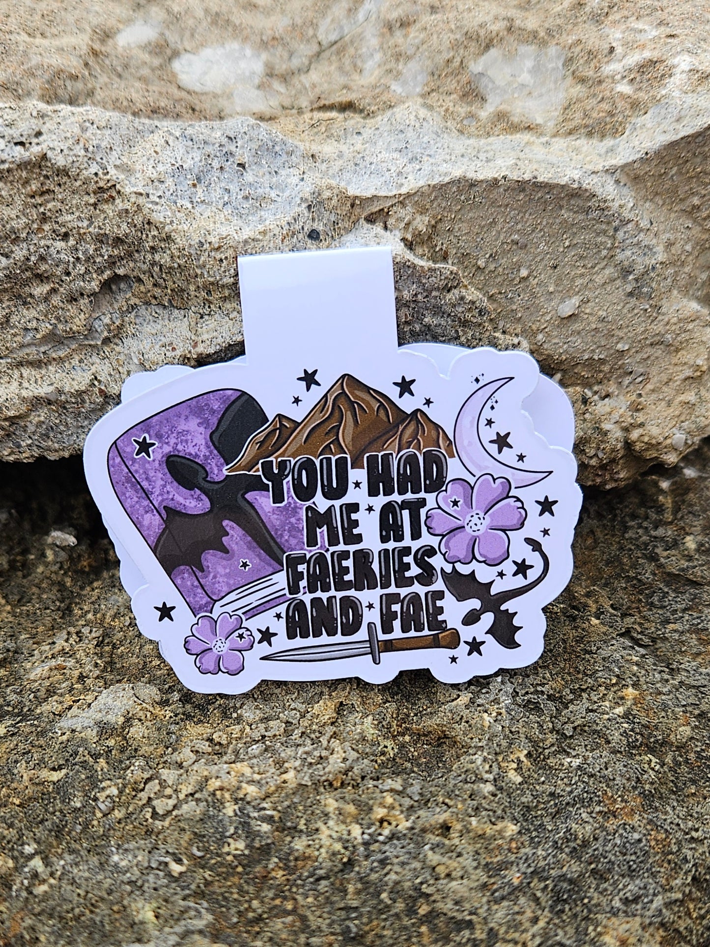 You Had Me At Faeries and Fae Magnetic Bookmark