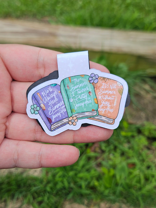 Pretty Summer Magnetic Bookmark