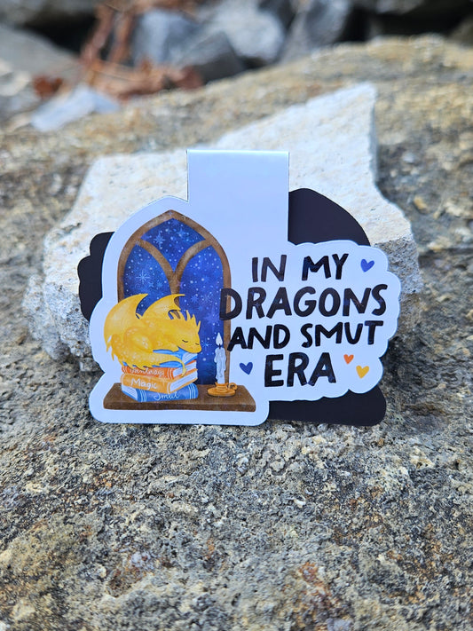 In My Dragons and Smut Era Magnetic Bookmark